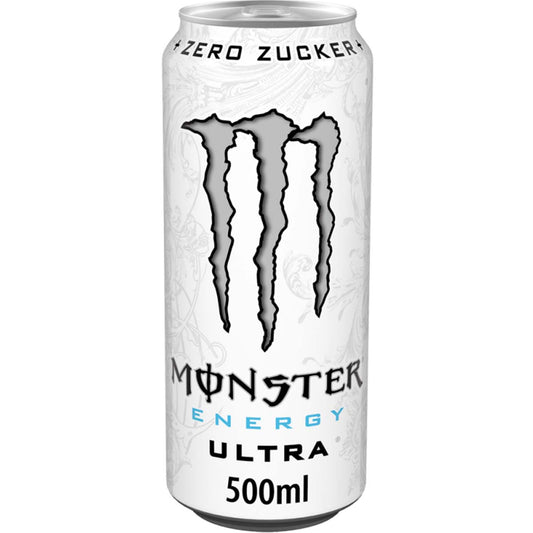 Monster Energy Ultra White zero Zucker 12 x 500 ml