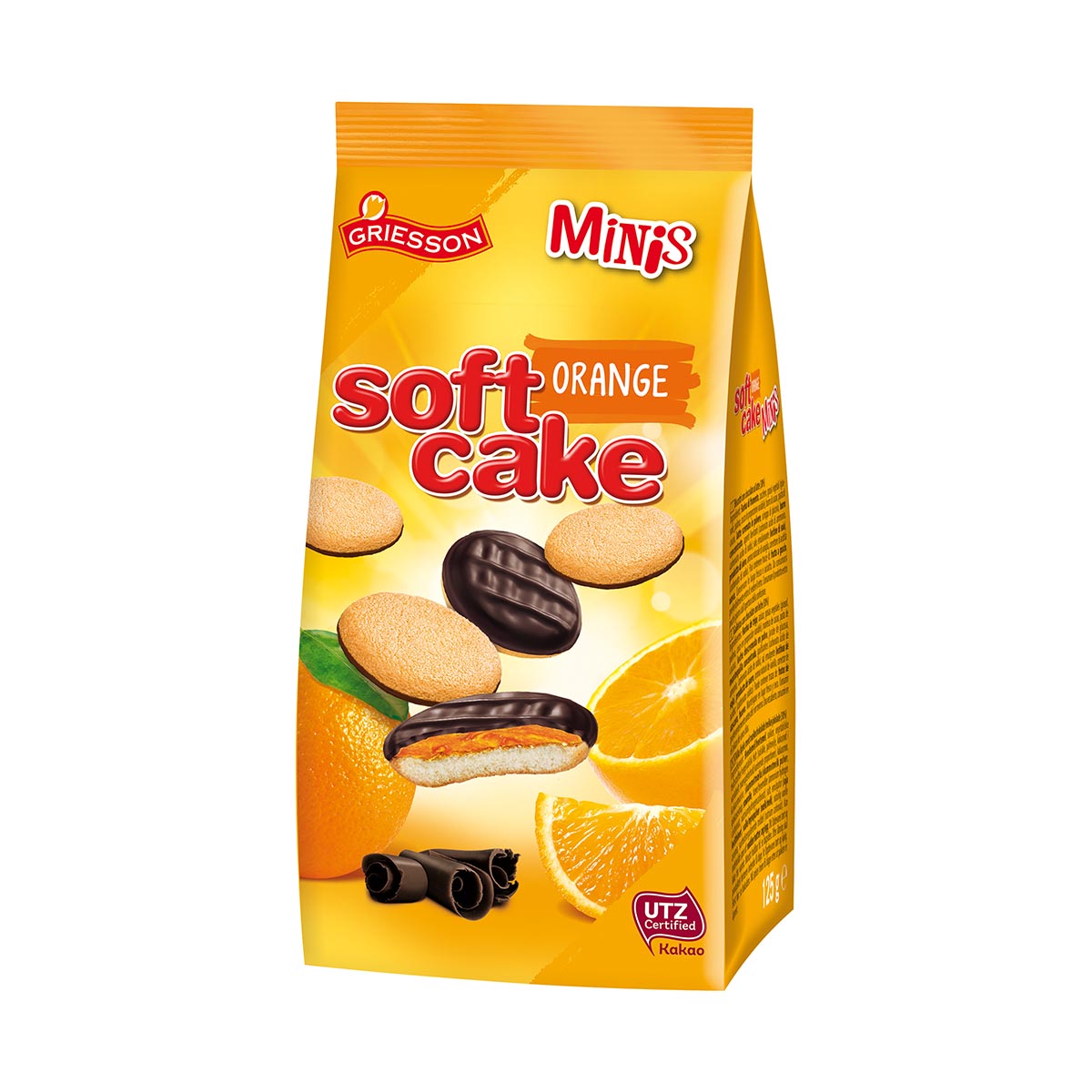 Griesson Mini Soft Cake Orange 12 x 125 g