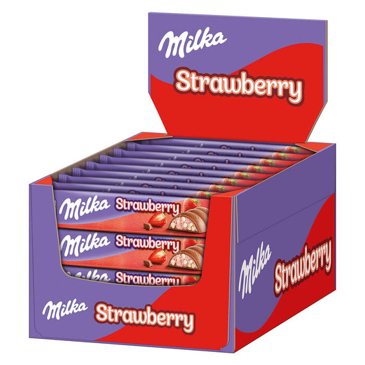 Milka Riegel Choco Erdbeer 36 x 36,5 g