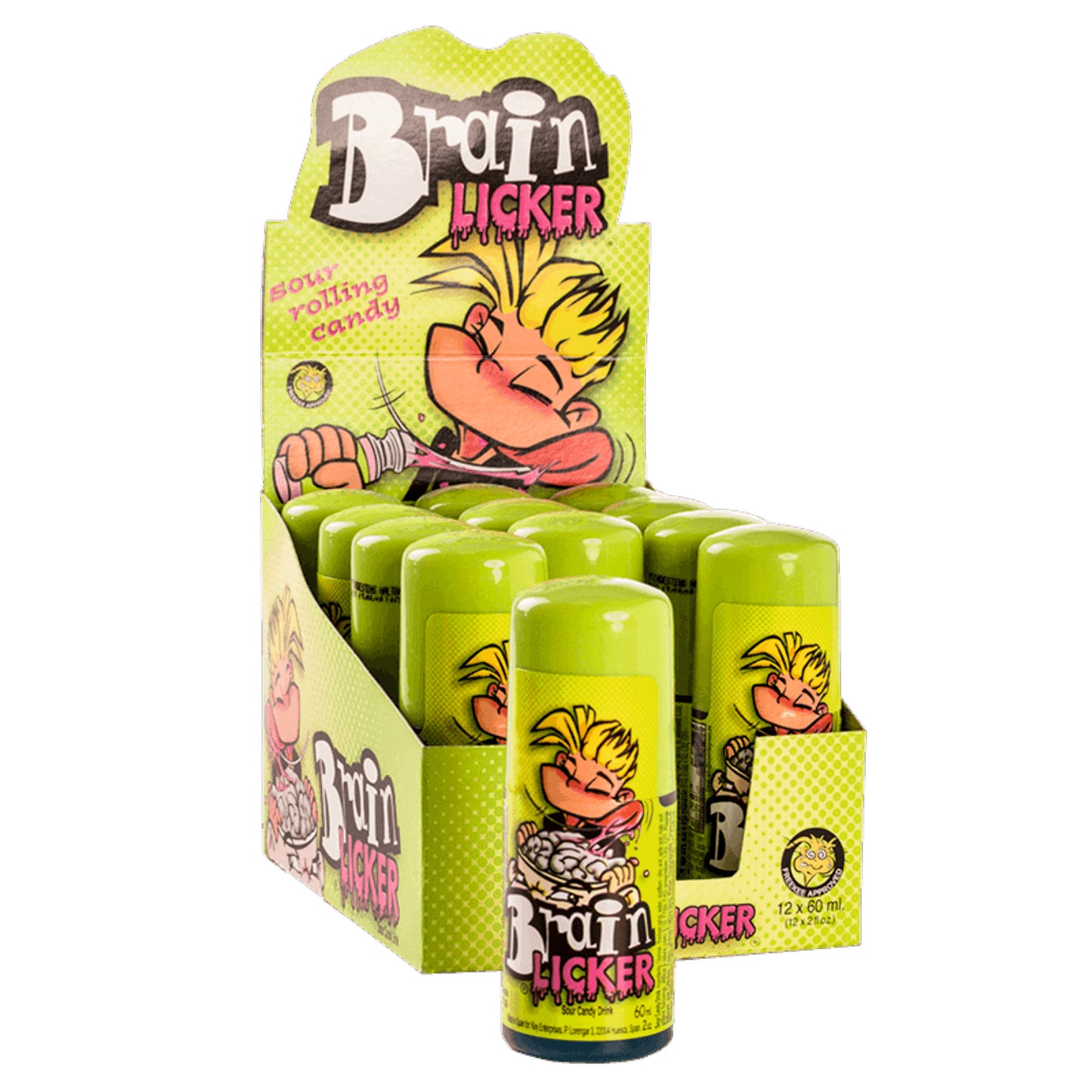Brain Licker - färbender Zungenroller 12 x 60 ml
