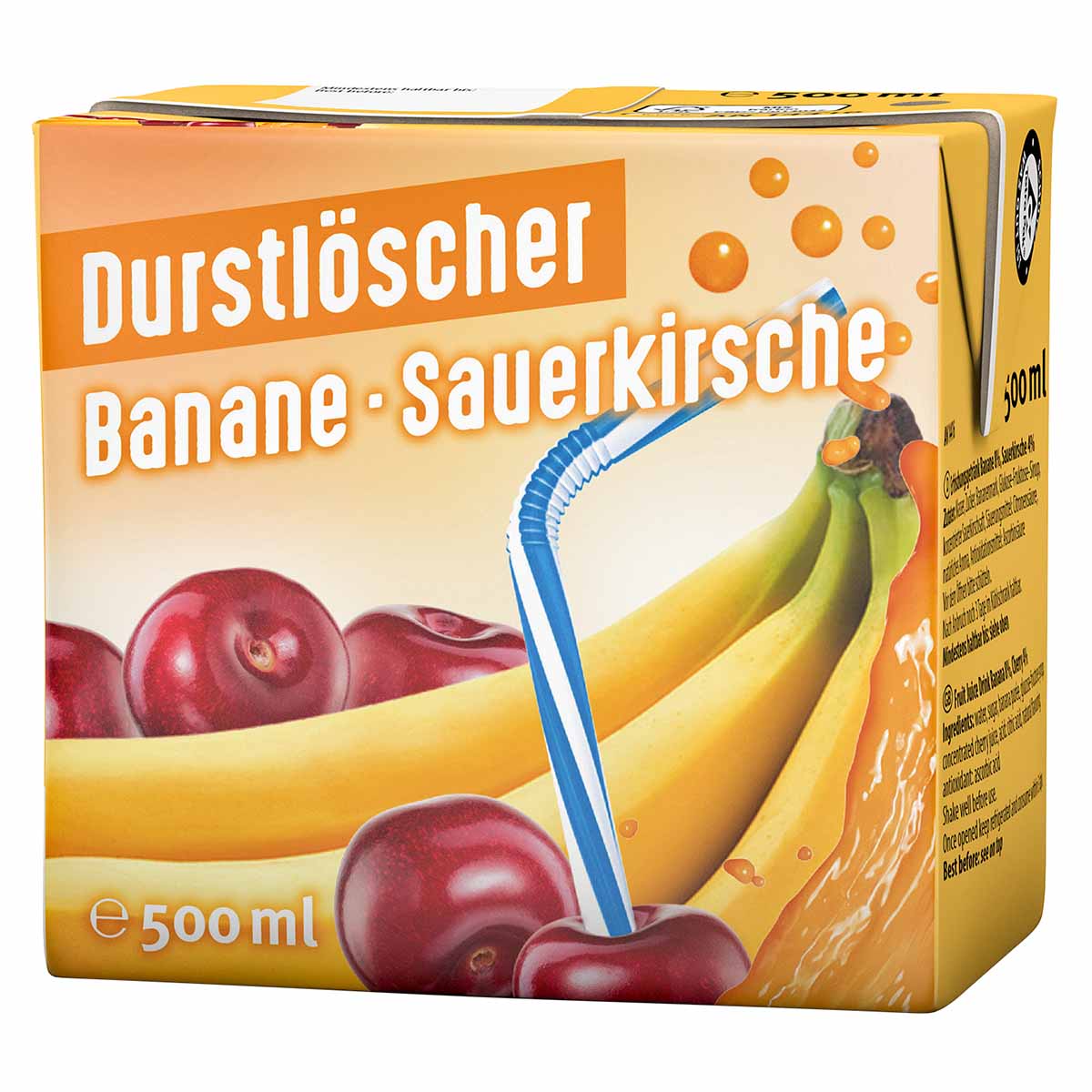 Durstlöscher Banane-Sauerkirsche 12 x 500 ml