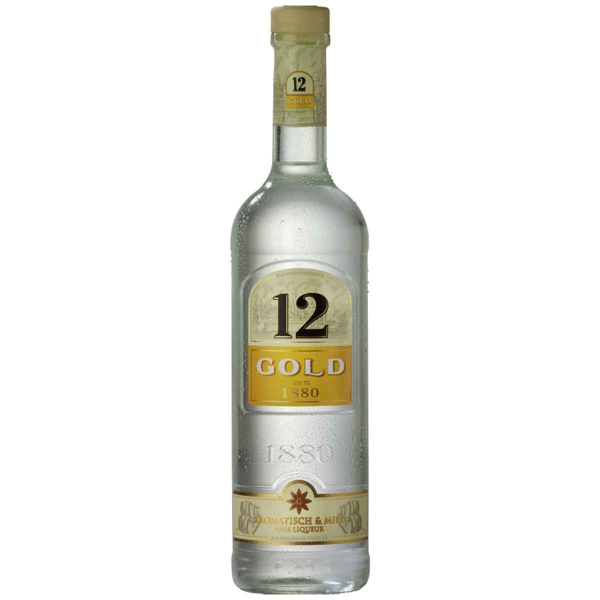 Ouzo 12 Gold 36% 6 x 700 ml