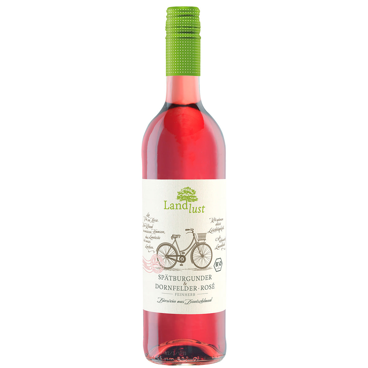 Landlust Bio Vegan Spätburgunder rosé feinherb 6 x 750 ml