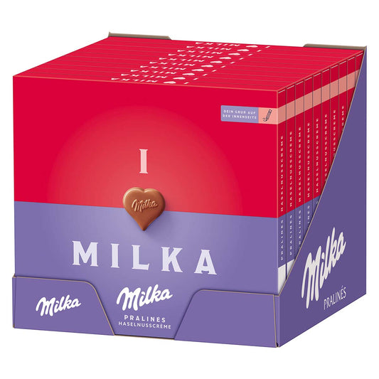 Milka *I love Milka* Pralinés Haselnusscréme 10 x 110 g