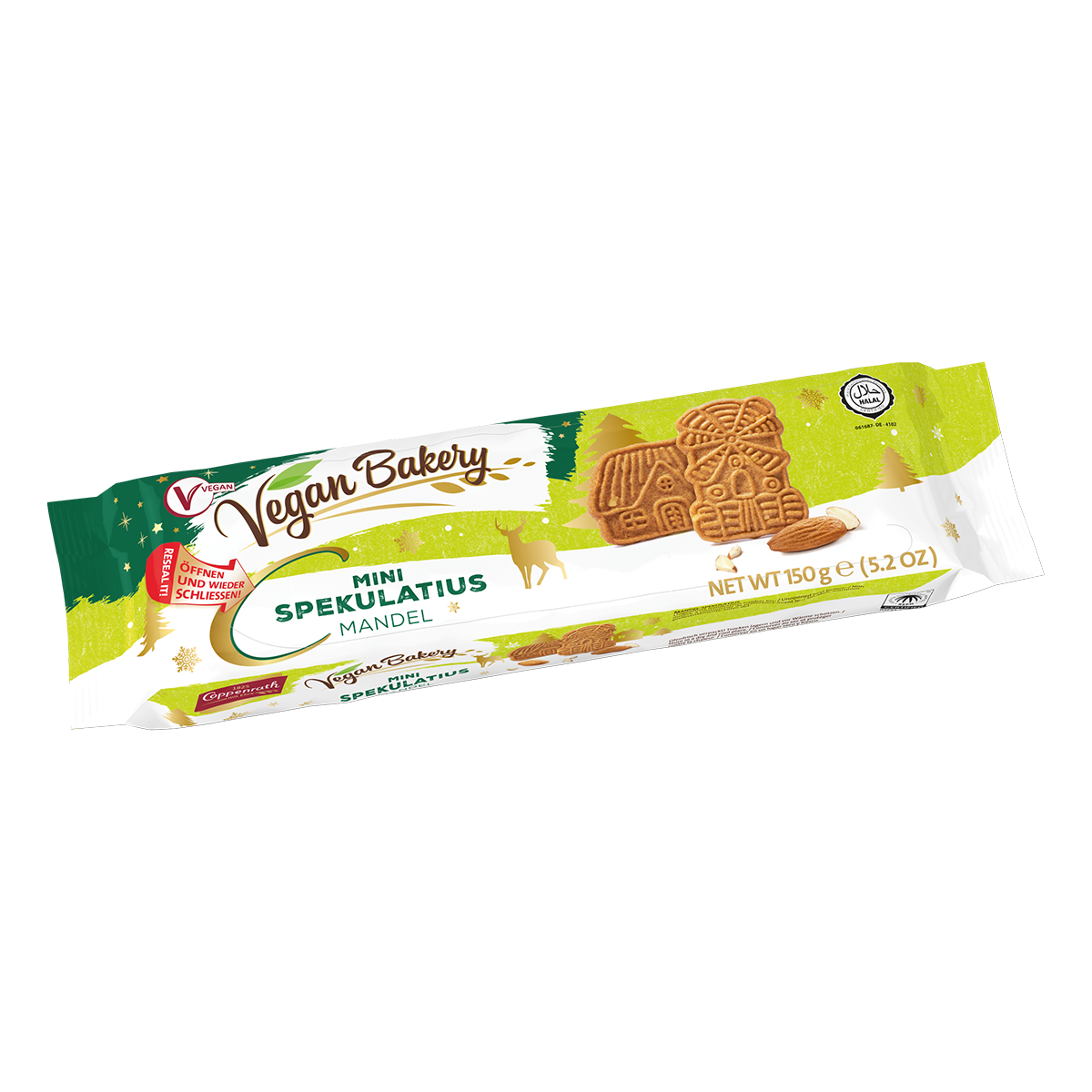 Coppenrath Vegan Bakery: Mini Spekulatius Mandel 150 g