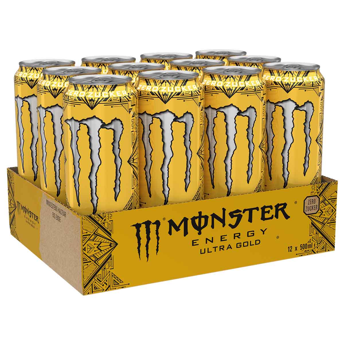 Monster Energy Ultra Gold zero Zucker 12 x 500 ml