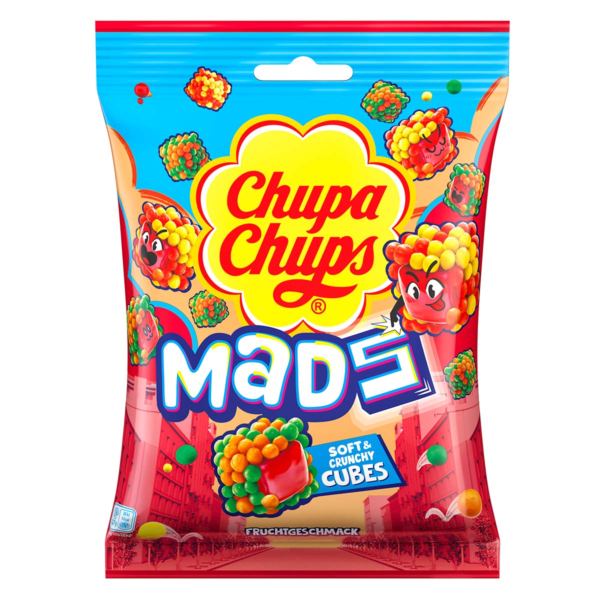 Chupa Chups Mads Fruits 115 g