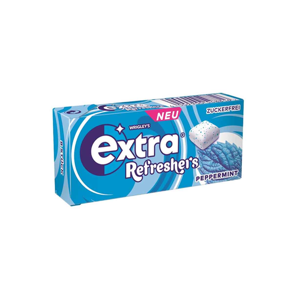 Wrigley's extra Refresher's zuckerfrei Peppermint 8er 12 x 17 g