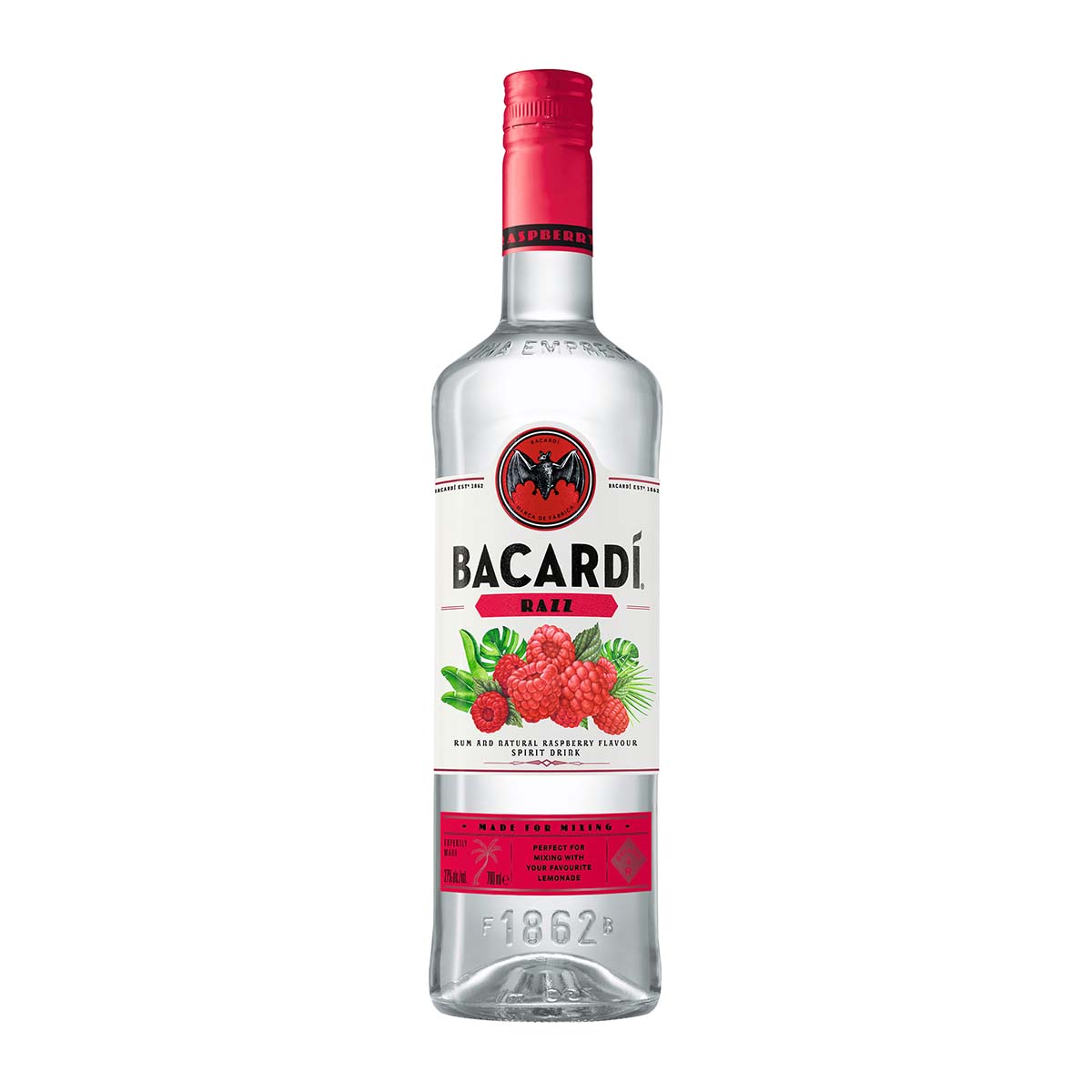 Bacardi Razz 27 % 6 x 700 ml