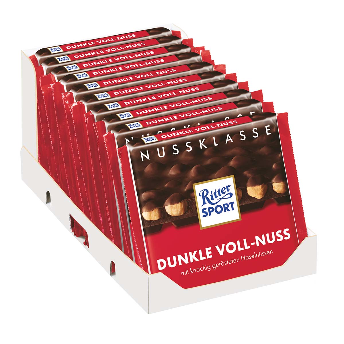 Ritter Sport Nussklasse Dunkle Voll-Nuss 100 g