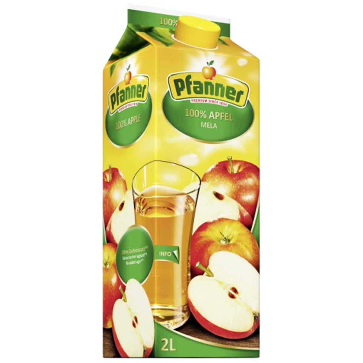 Pfanner Apfelsaft 100 % 6 x 2 l