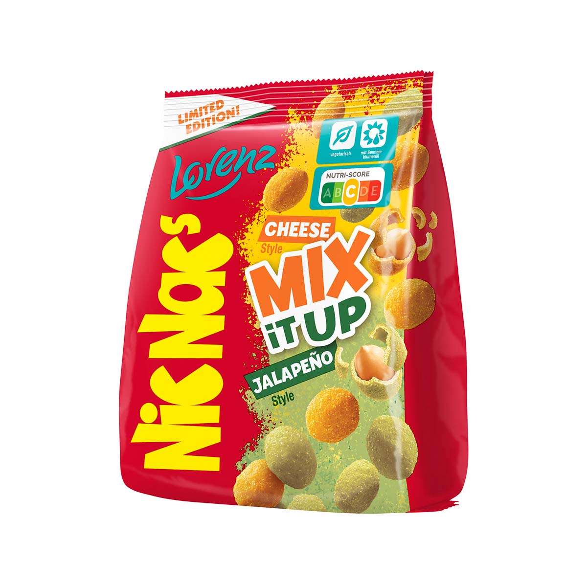 Lorenz Nic Nac's Mix Cheese & Jalapeno 110 g