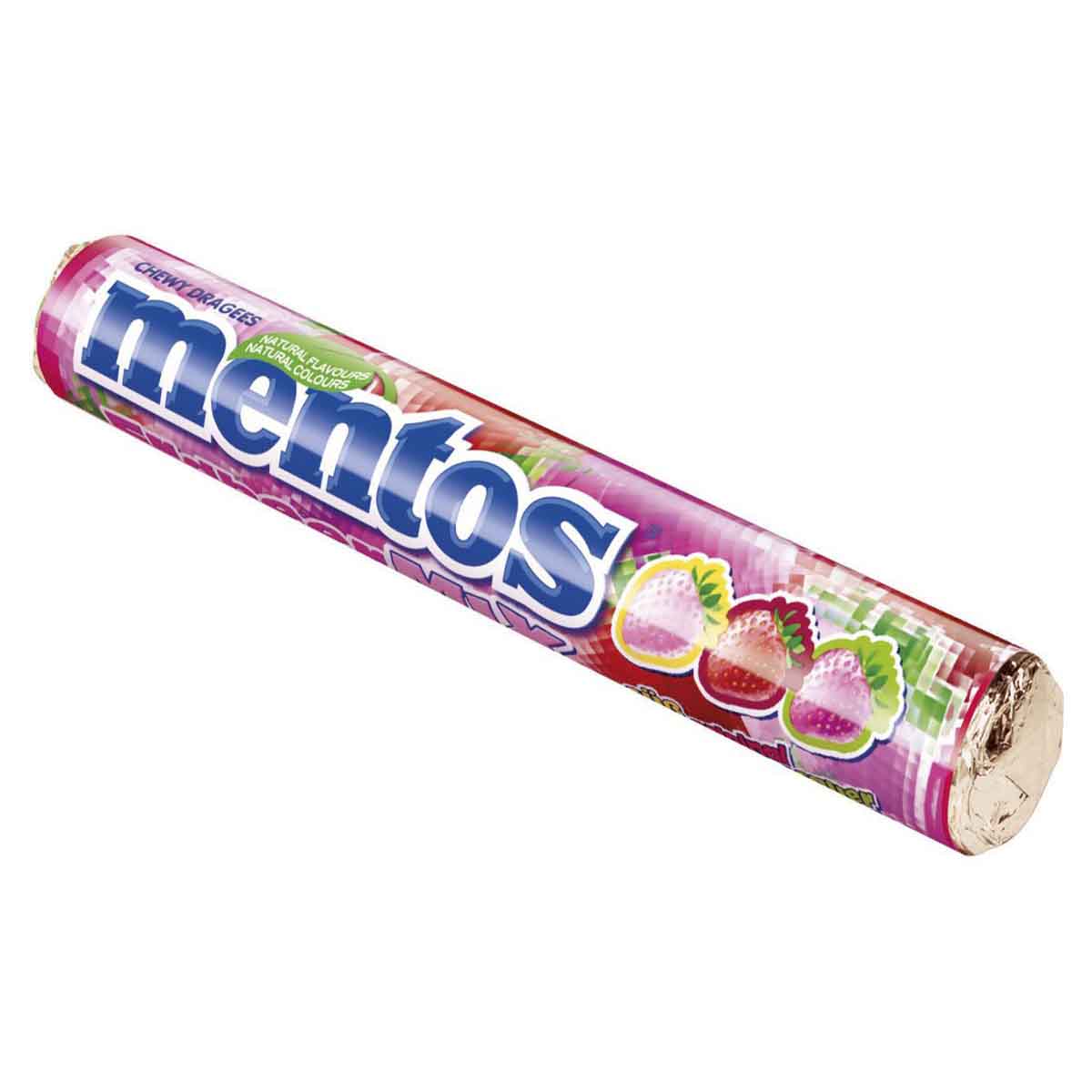 Mentos Erdbeer Mix 40 x 37,5 g