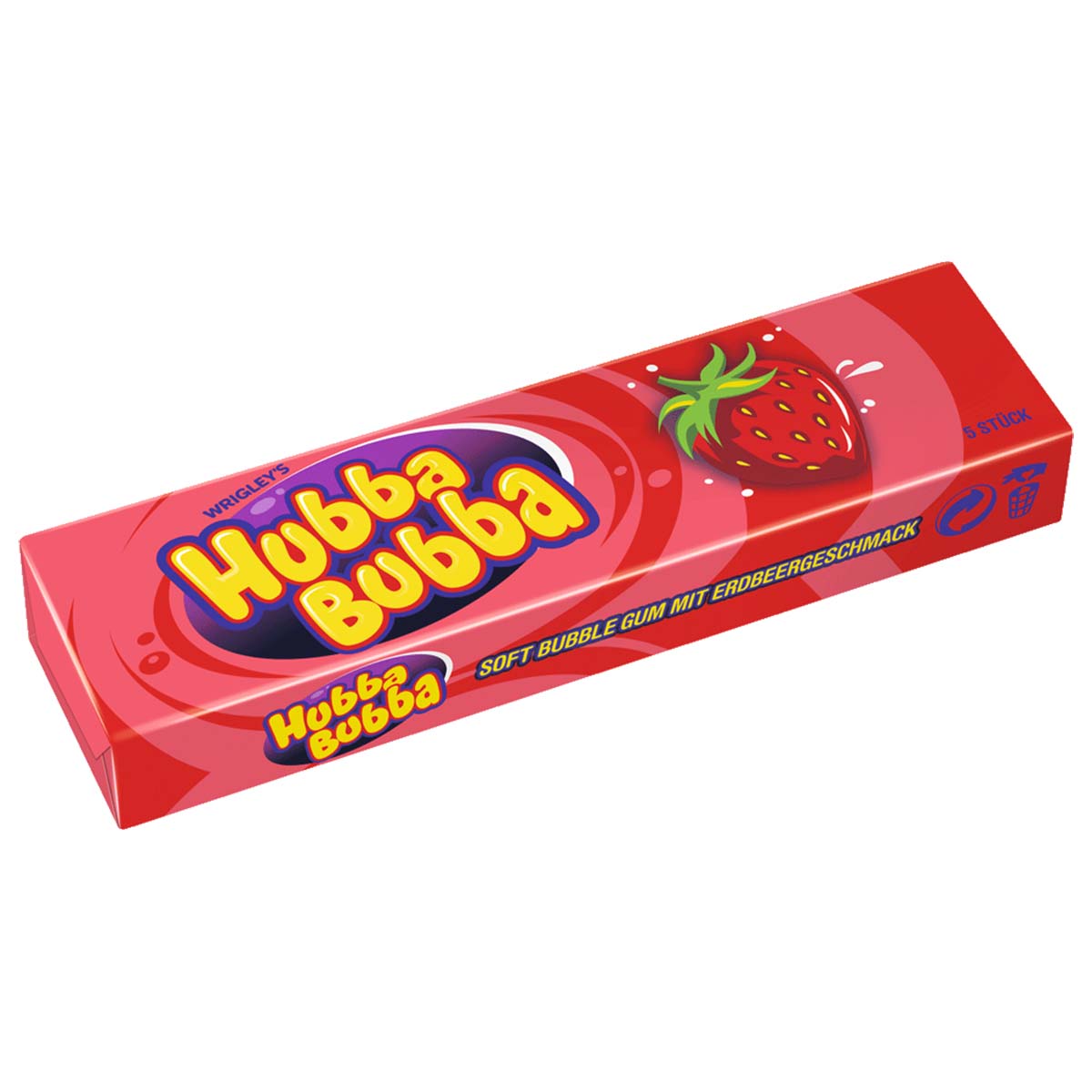 Hubba Bubba Strawberry 20 x 5 x 35 g