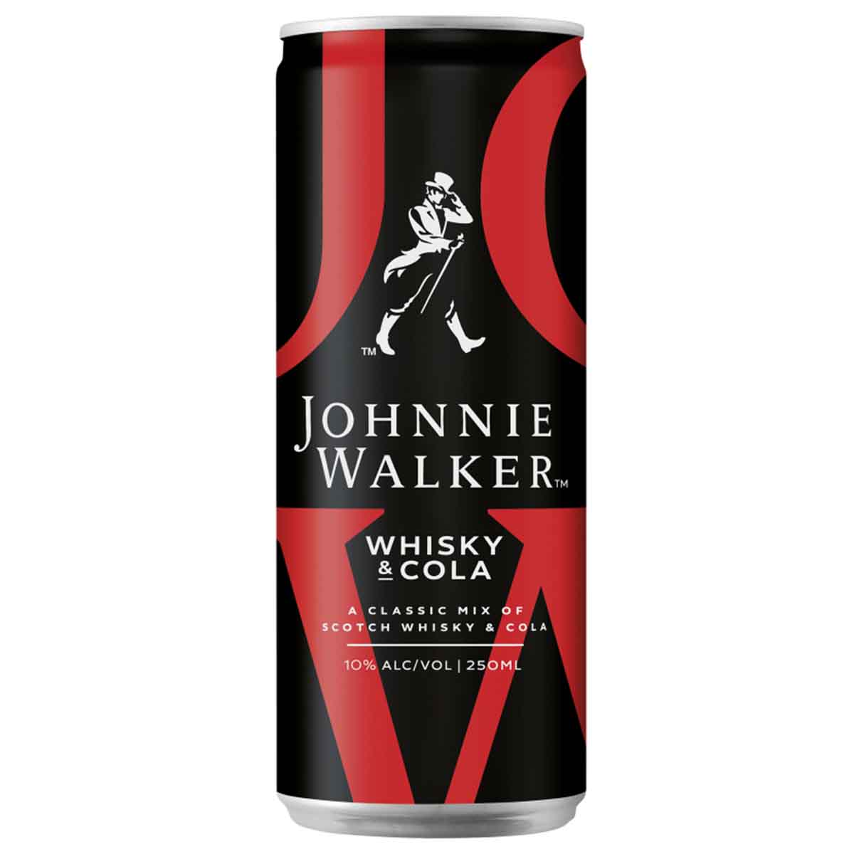 Johnnie Walker Whisky & Cola 10 % 12 x 250 ml