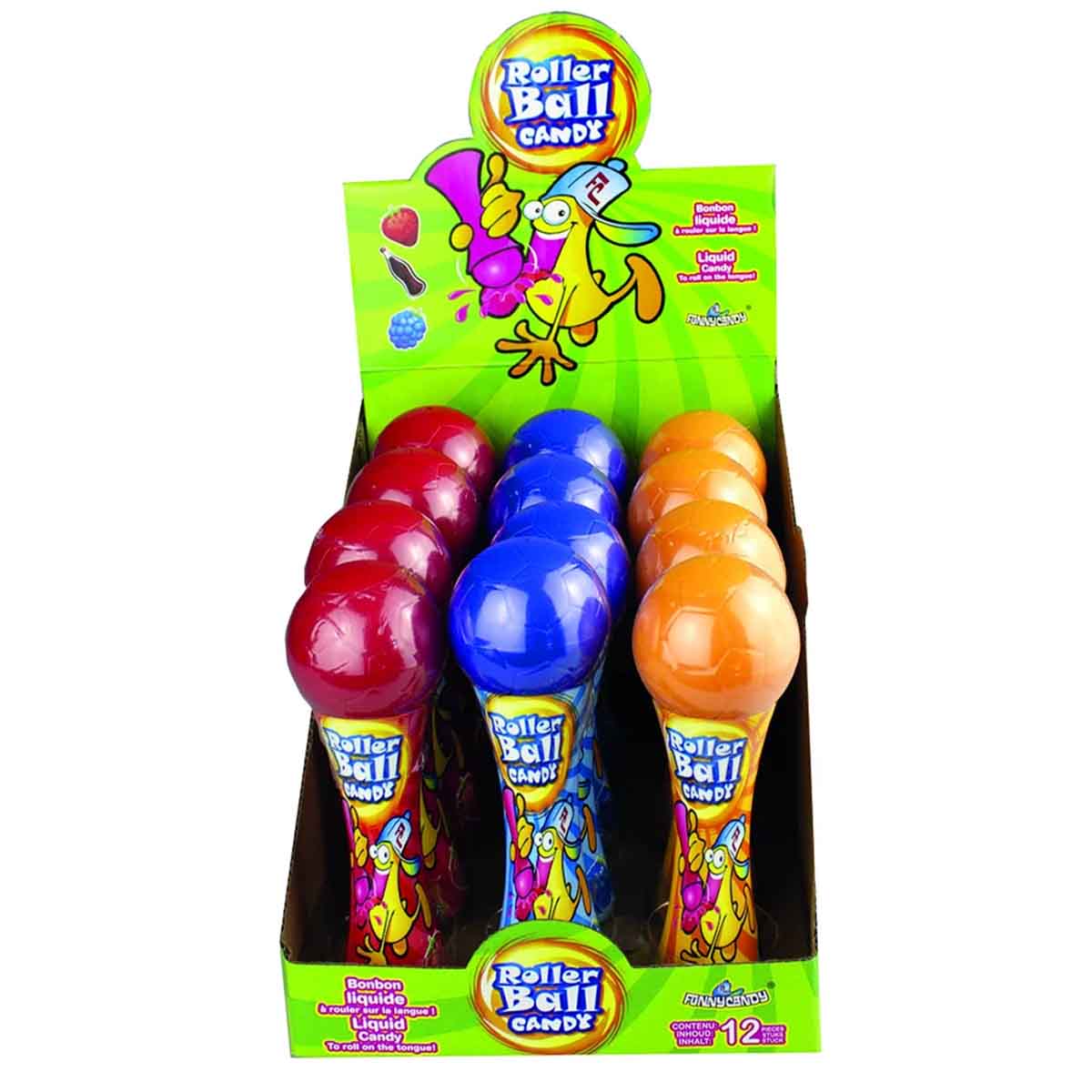 Funny Roller Ball Candy 12 x 30 g
