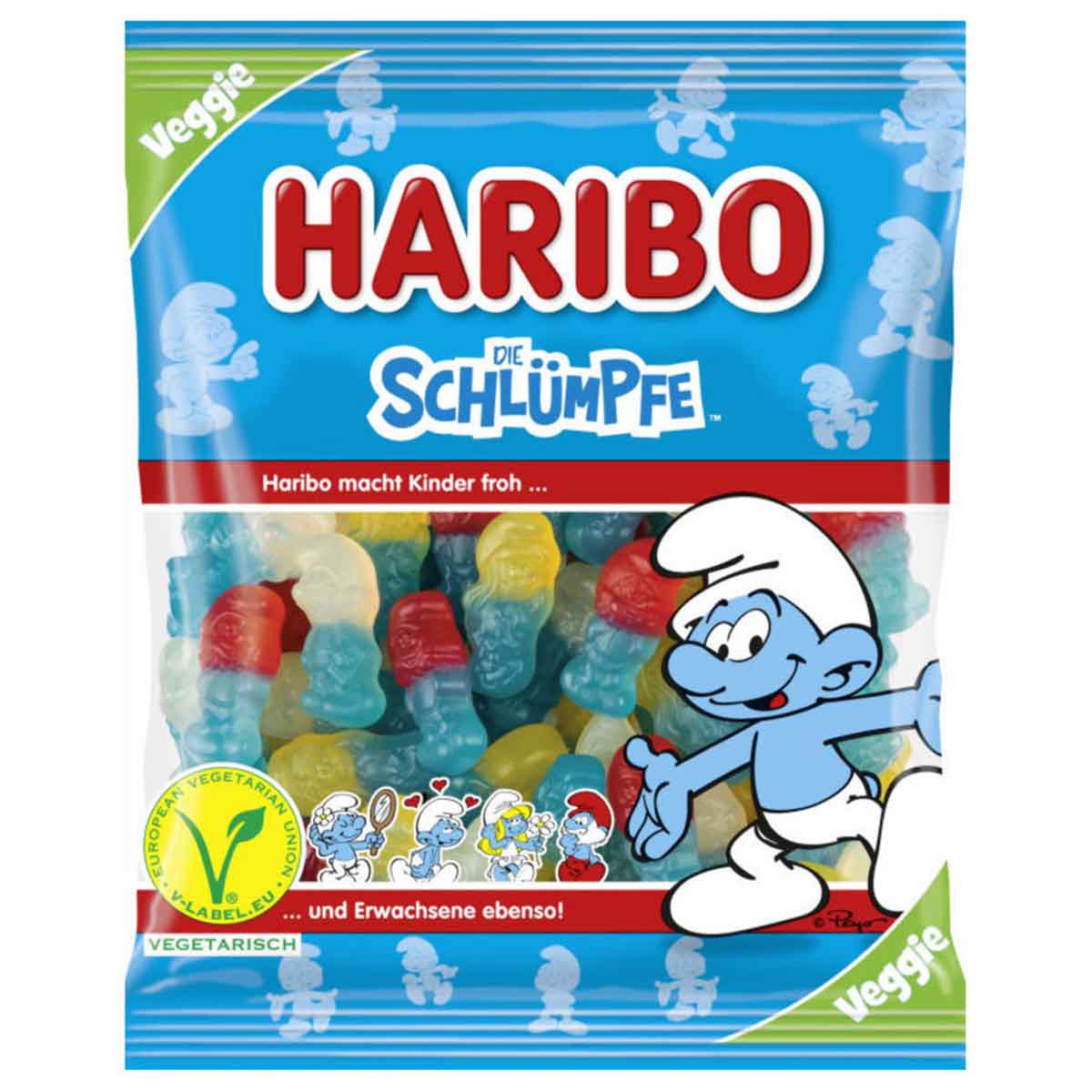 Haribo Die Schlümpfe veggie 20 x 175 g