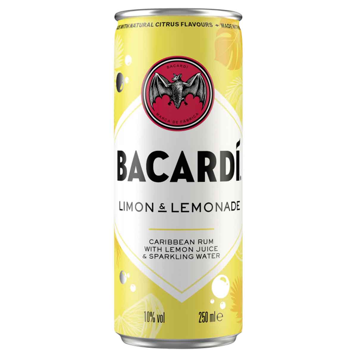 Bacardi Limon & Lemonade 12 x 250 ml