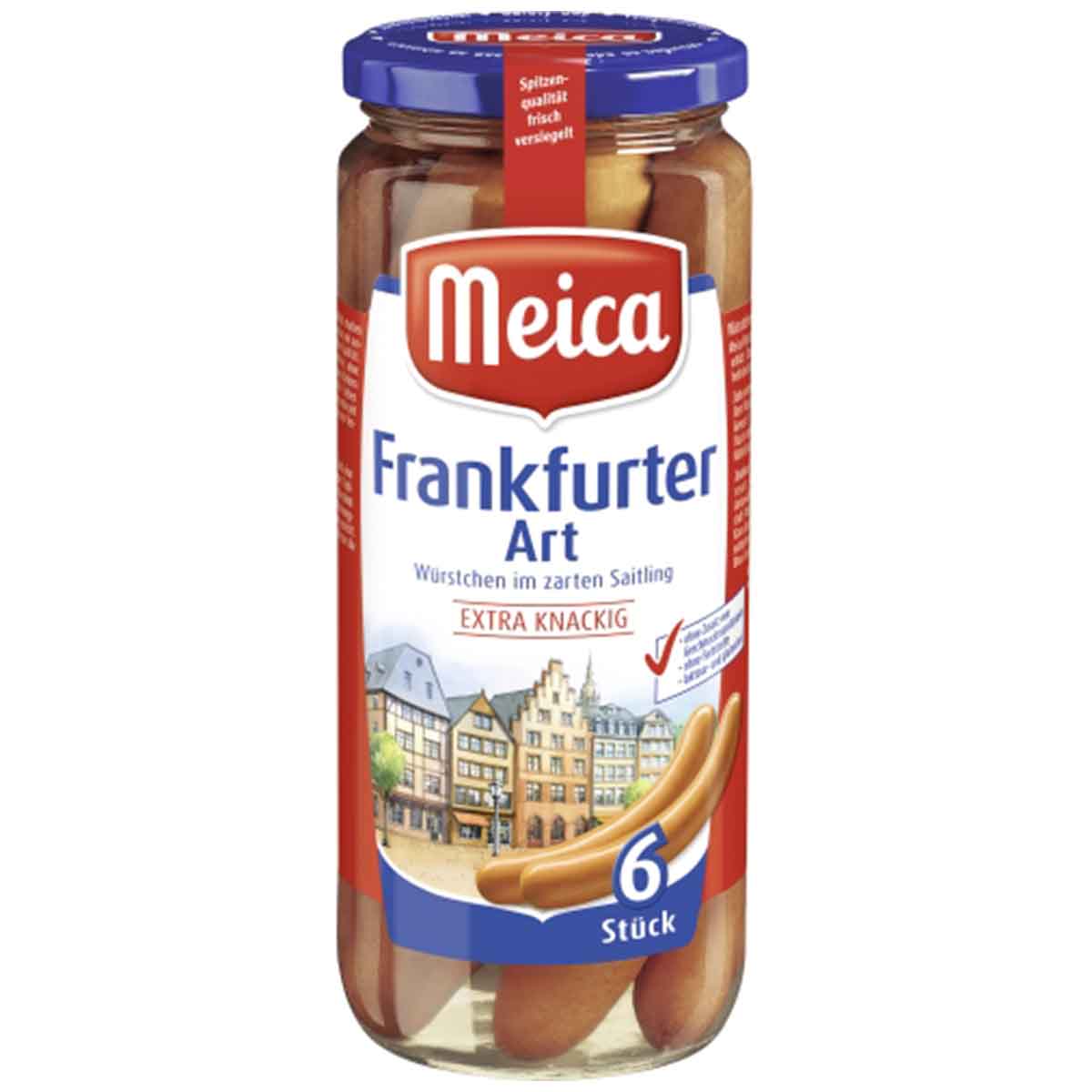 Meica Würstchen Frankfurter Art 6 Stück 250 g