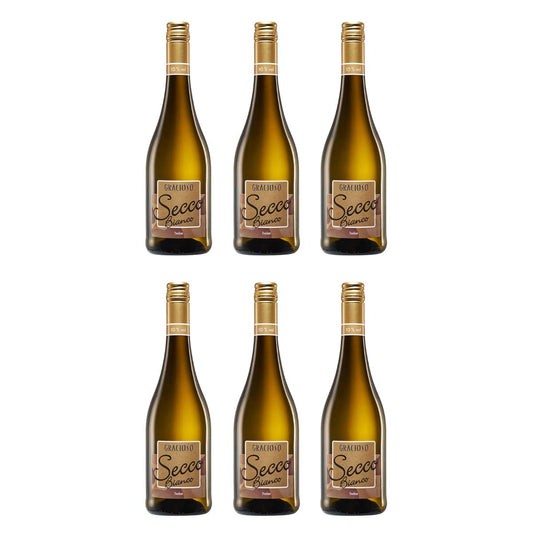 Gracioso Secco Bianco Frizzante 10% 6 x 750 ml