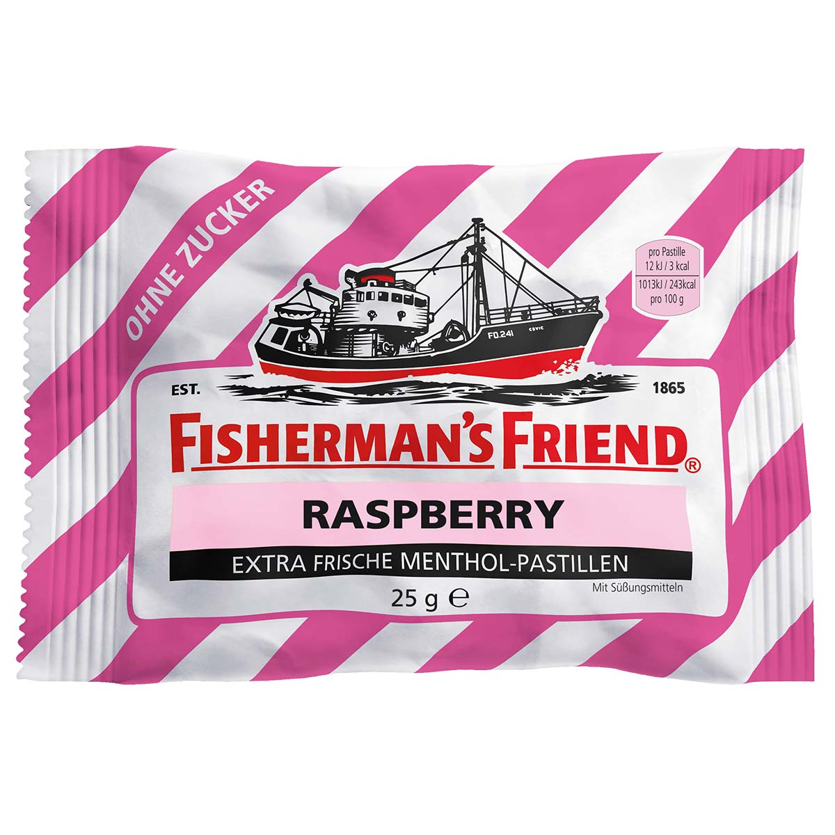 Fisherman's Friend Raspberry ohne Zucker 24 x 25 g