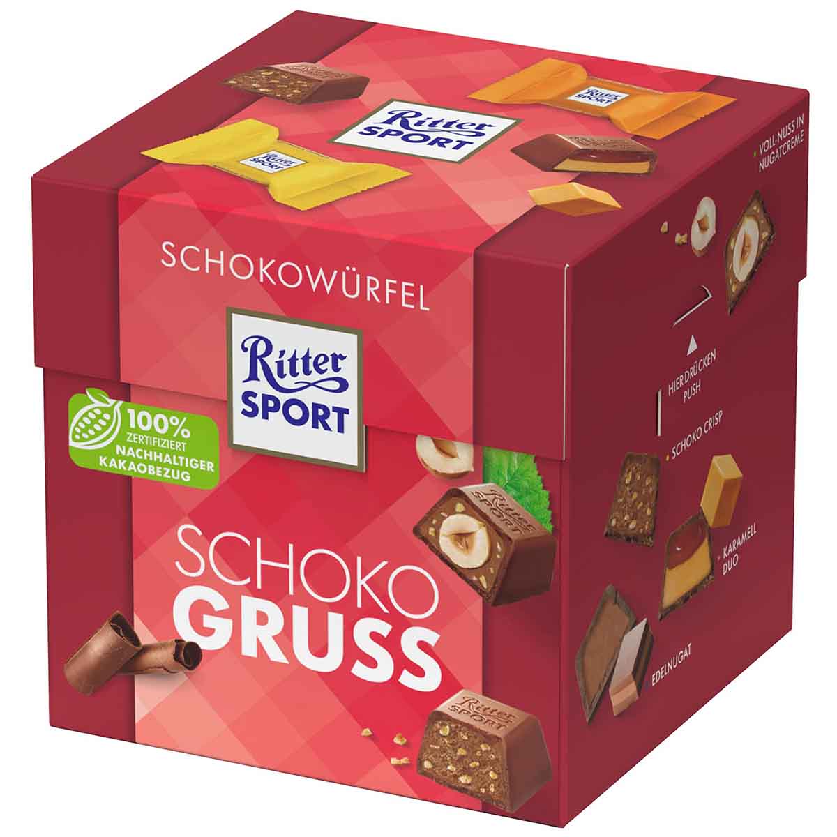 Ritter Sport Schokowürfel Schokogenuss 4 x 176 g