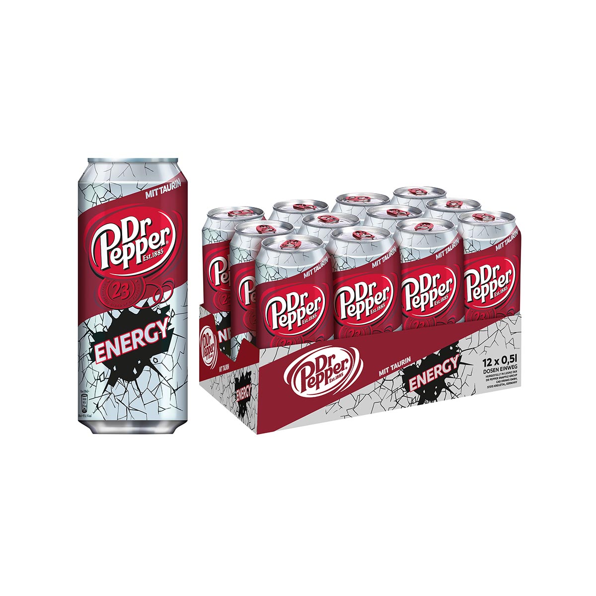 Dr Pepper Energy 12 x 500 ml