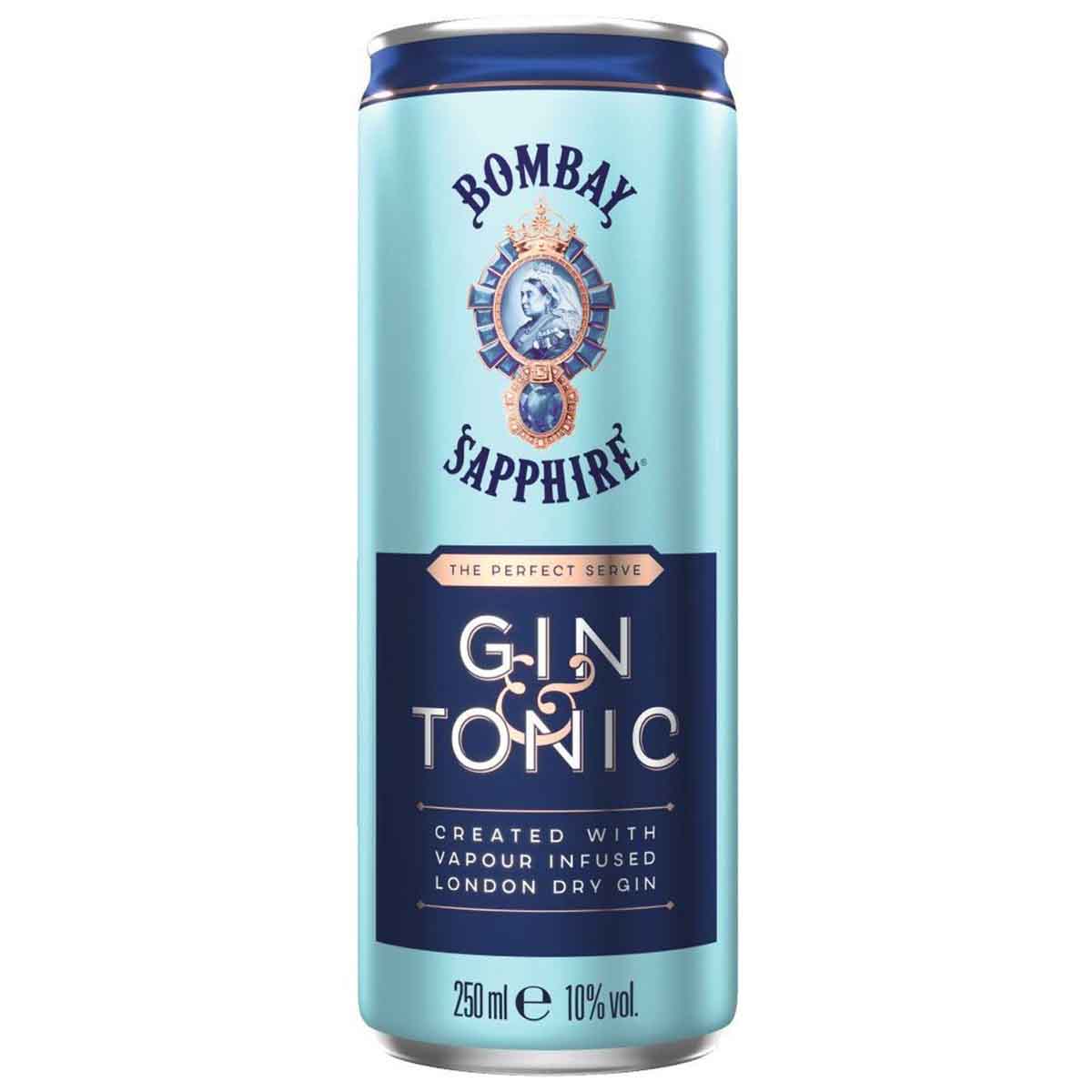 Bombay Sapphire & Tonic,10 % 12 x 250 ml