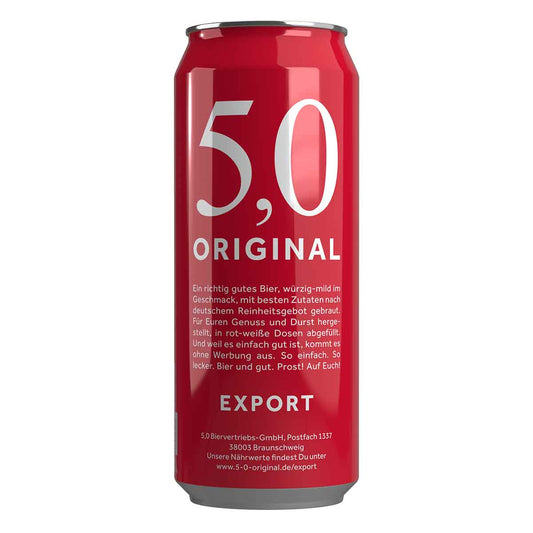 5,0 Original Export 5,2 % 500 ml
