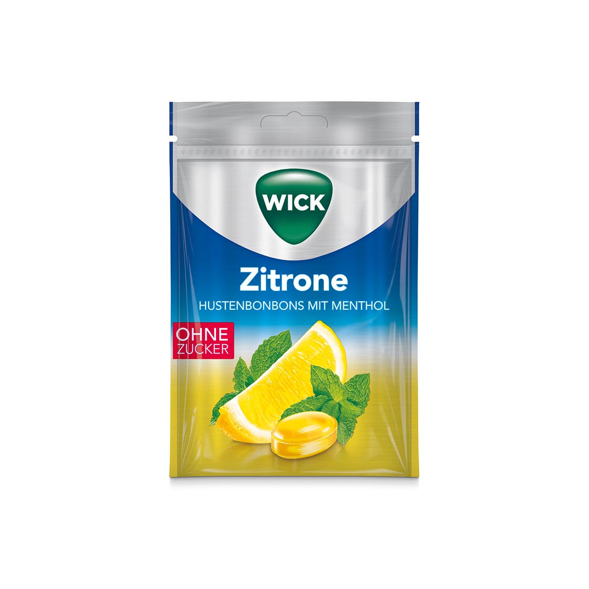 Wick Zitrone & Menthol ohne Zucker 20 x 72 g