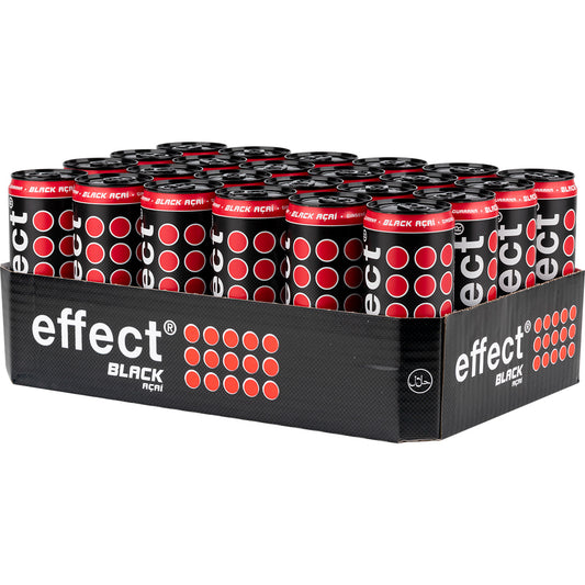 effect Energy Drink Black Acai 24 x 330 ml