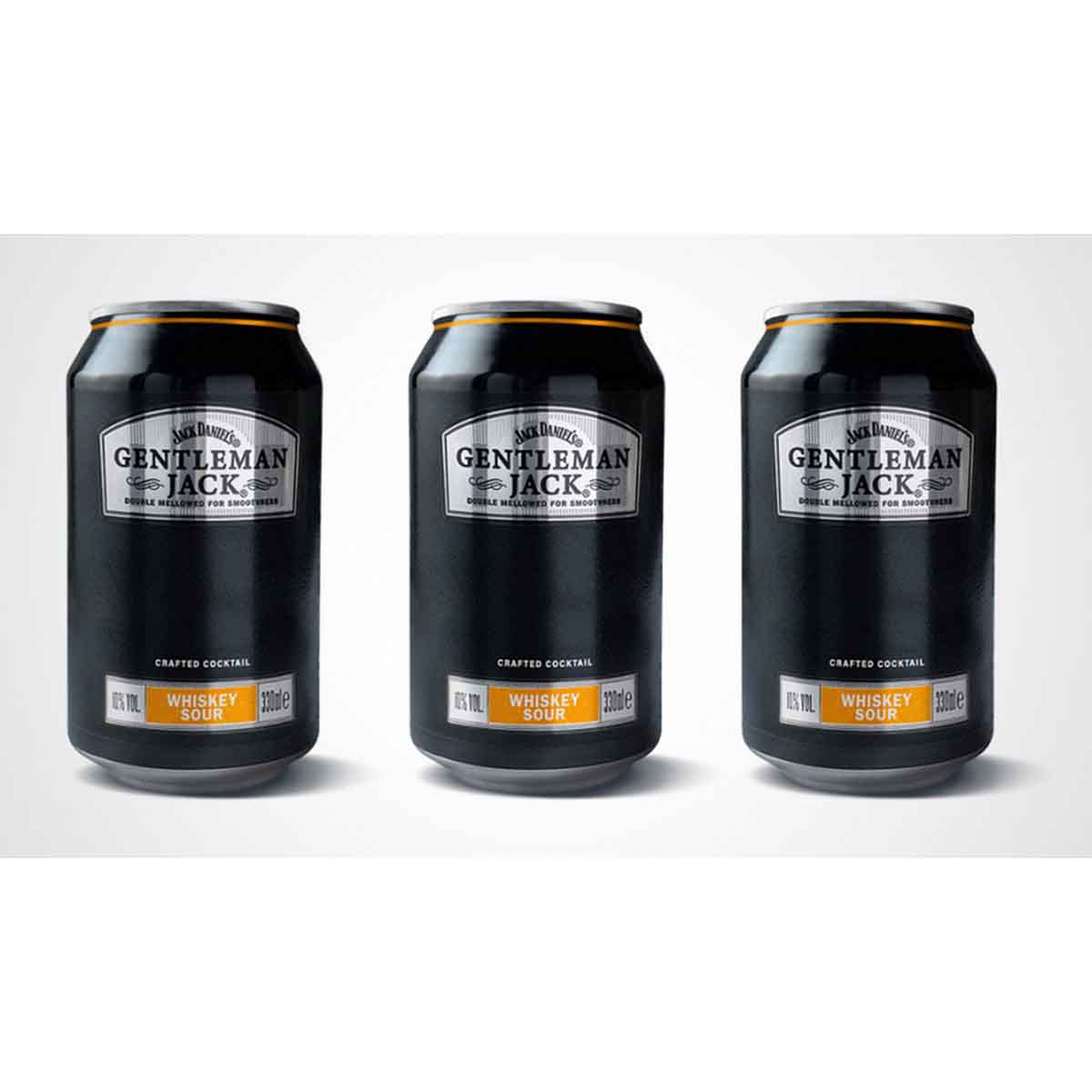 Jack Daniels Gentleman Jack Whiskey Sour 12 x 330 ml
