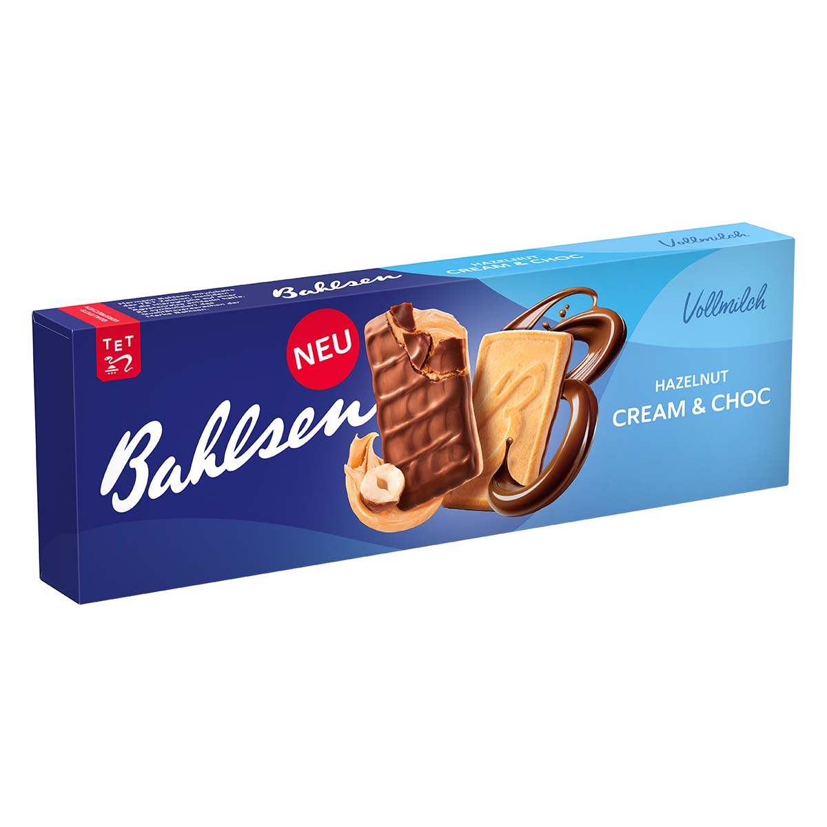 Bahlsen Hazelnut Cream & Choc 12 x 100 g