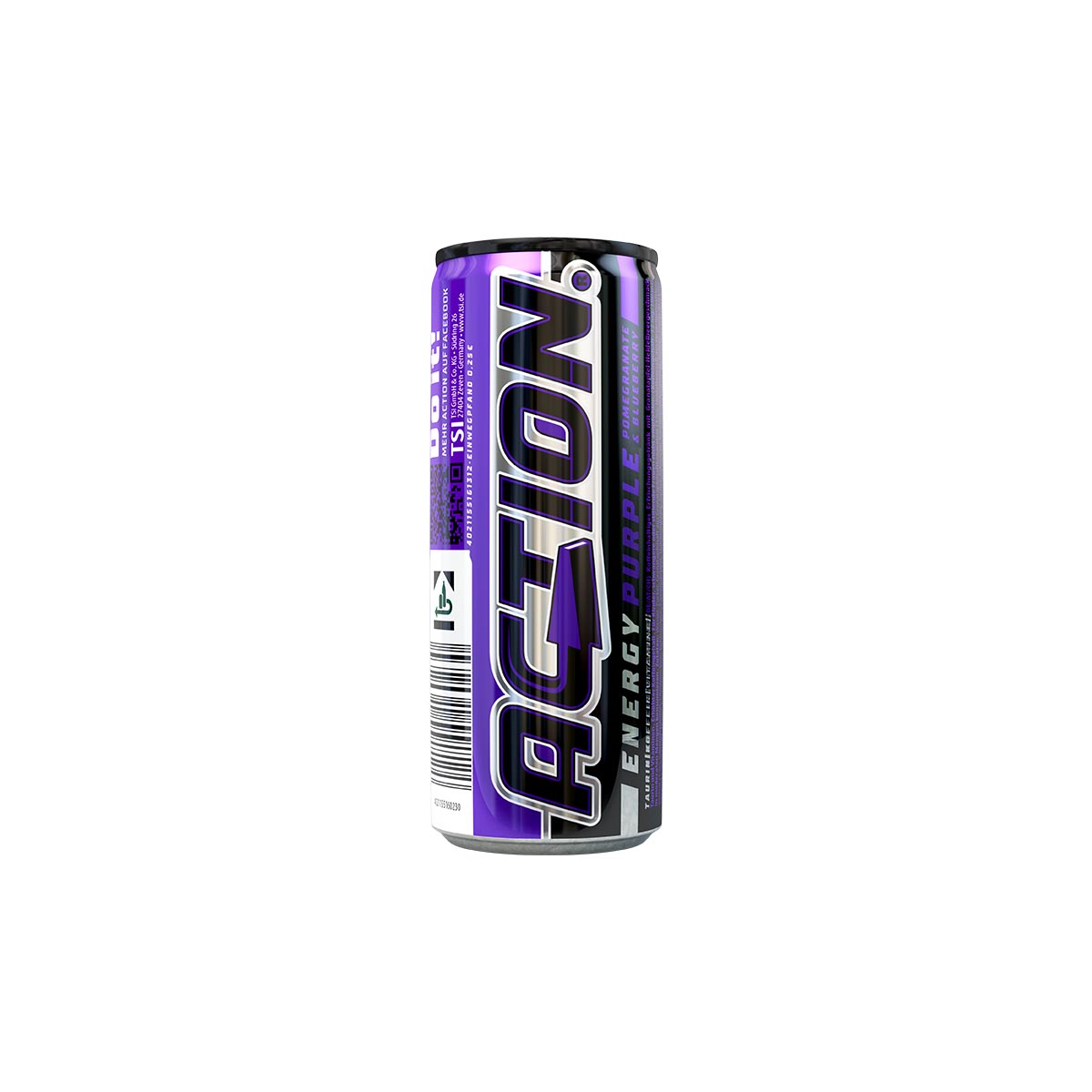 Action Purple Energy Pomegranate & Blueberry 24 x 250 ml