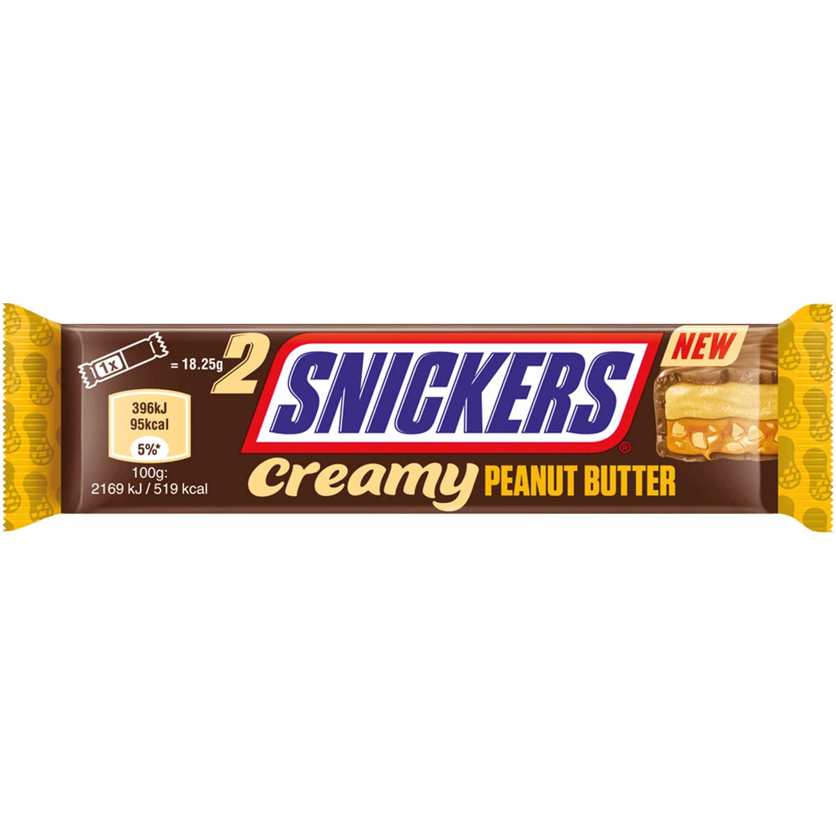 Snickers Creamy Peanut Butter 36,5 g