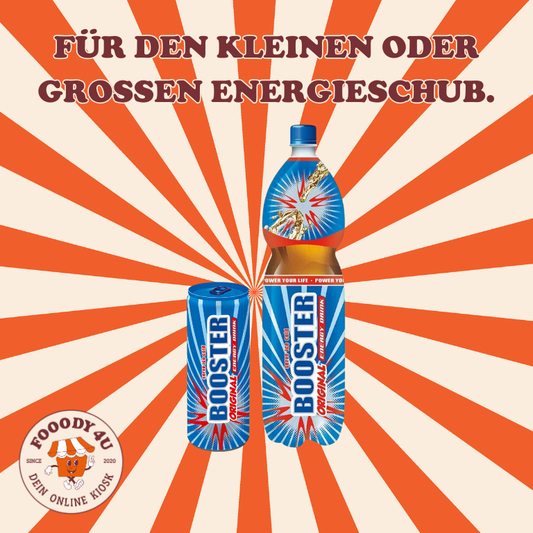 Erlebe Komfort und Energie mit Booster Energy; Bestelle bei Fooody4U