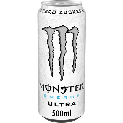 Monster Energy Ultra White zero Zucker 12 x 500 ml