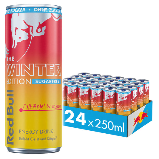 Red Bull Winter Edition Fuji-Apfel & Ingwer Sugarfree 250 ml
