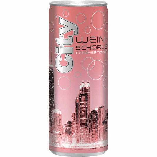 City Weinschorle Rosé 6,5 % 12 x 250 ml