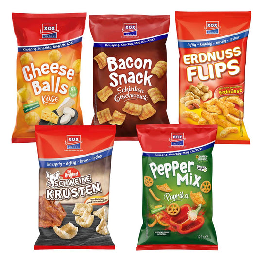 XOX Knabber Bundle (6 Artikel) 775 g