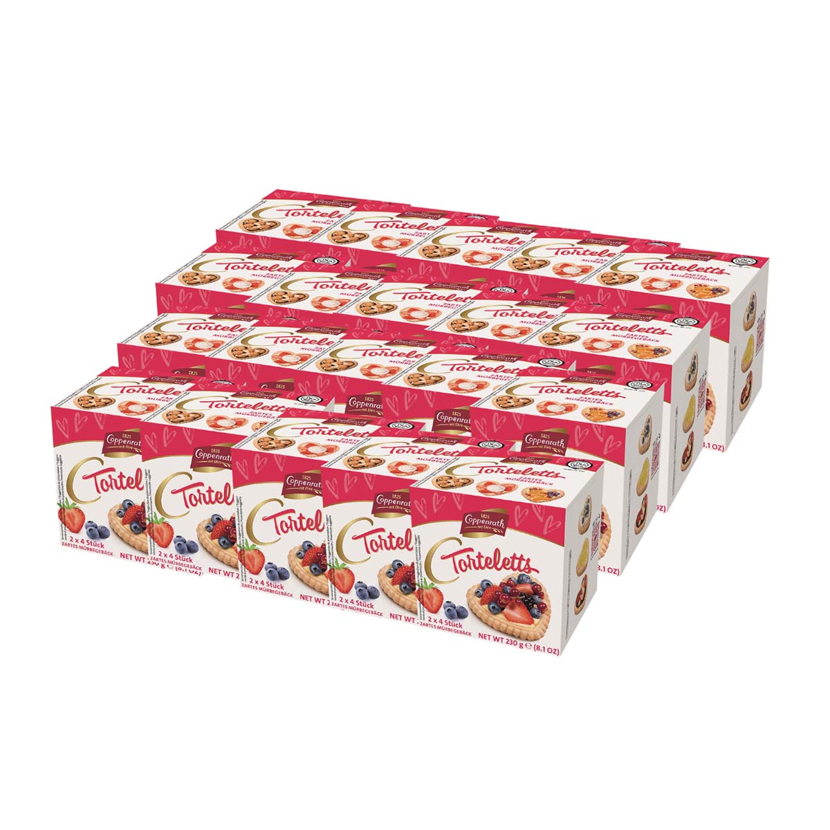 Coppenrath Torteletts zartes Mürbe-Gebäck Herz 230 g