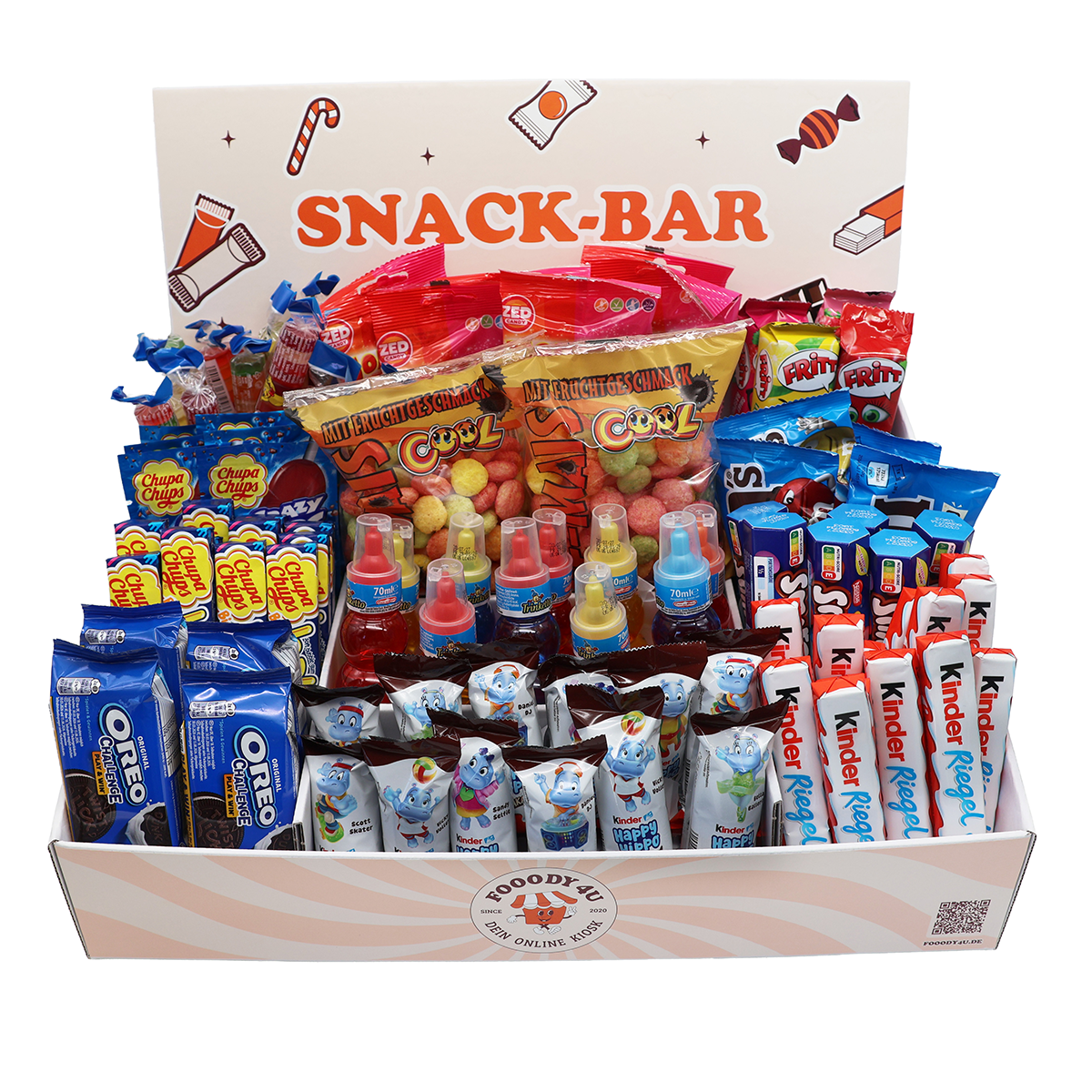 Snack-Bar mit über 100 Artikeln - Kids Schatzkiste