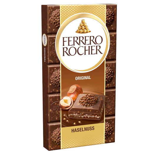 Ferrero Rocher Tafel Schokolade 8 x 90 g
