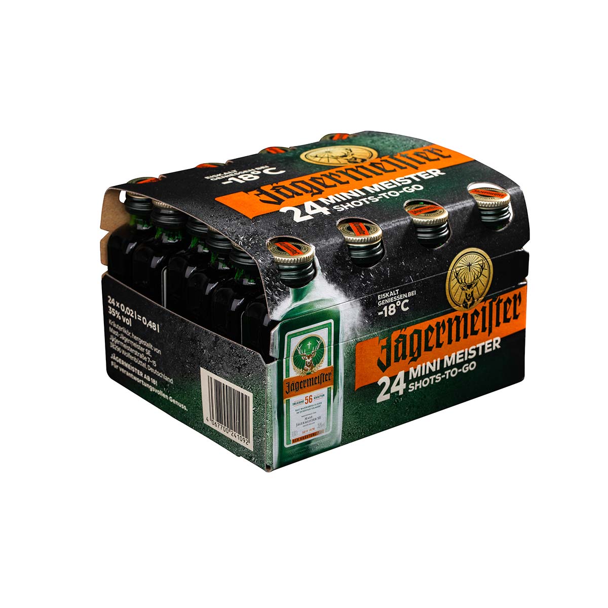 Jägermeister 35% Mini Meister Shots-to-go 1 x 24 x 0,02 l