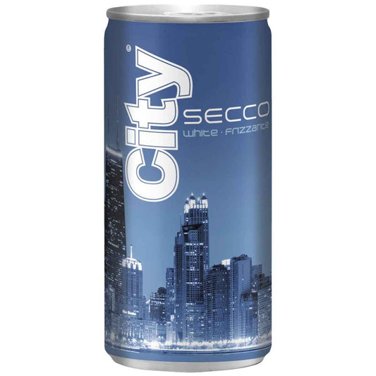 City Secco White Frizzante 10 % 12 x 200 ml