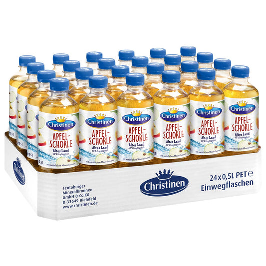 Christinen Apfelschorle 24 x 500 ml