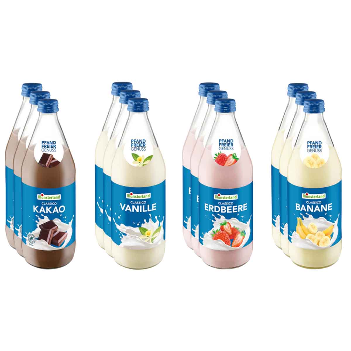Münsterland Milch-Mix Bundle 12 x 500 ml