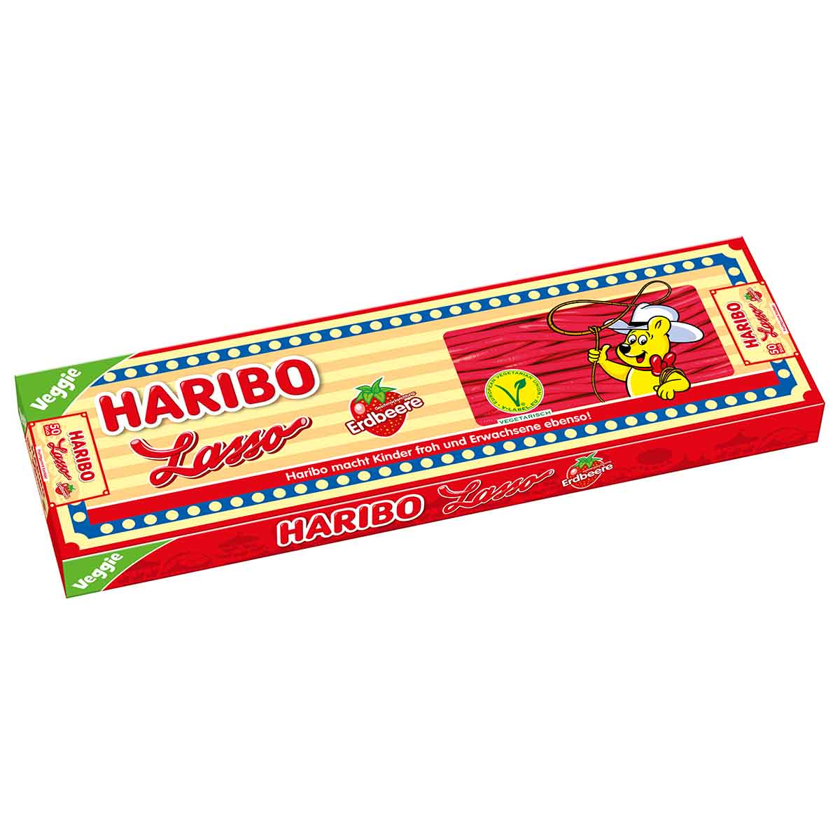 Haribo Lasso Erdbeere 1 x 50 x 70 g