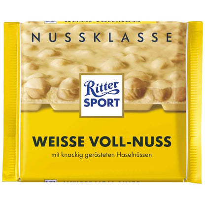 Ritter Sport Nussklasse Weisse Voll-Nuss 10 x 100 g