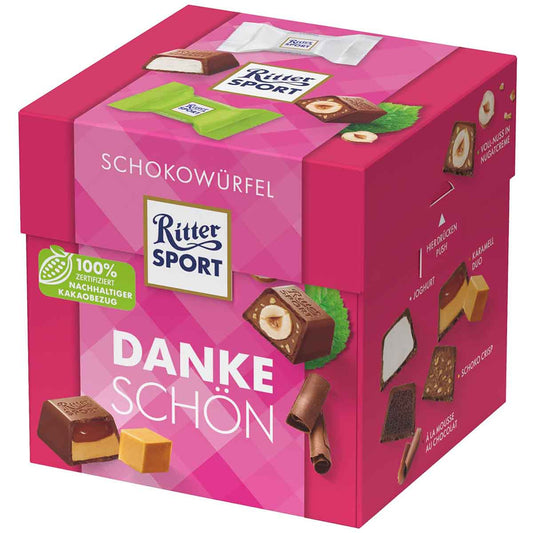 Ritter Sport Schokowürfel Dankeschön 4 x 176 g